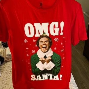 OMG SANTA Christmas tee